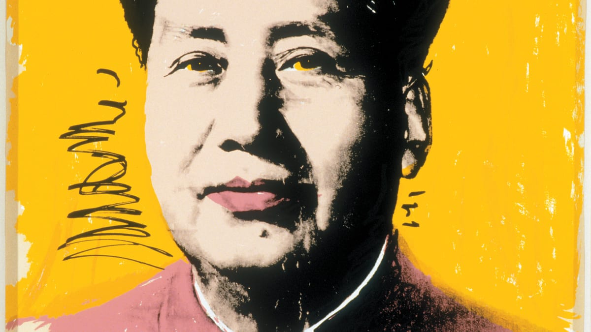 Toile Mao d'Andy Warhol