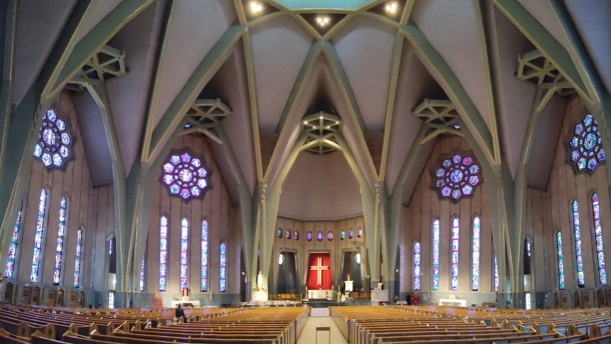Intérieur du Sanctuaire Notre-Dame-du-Cap
