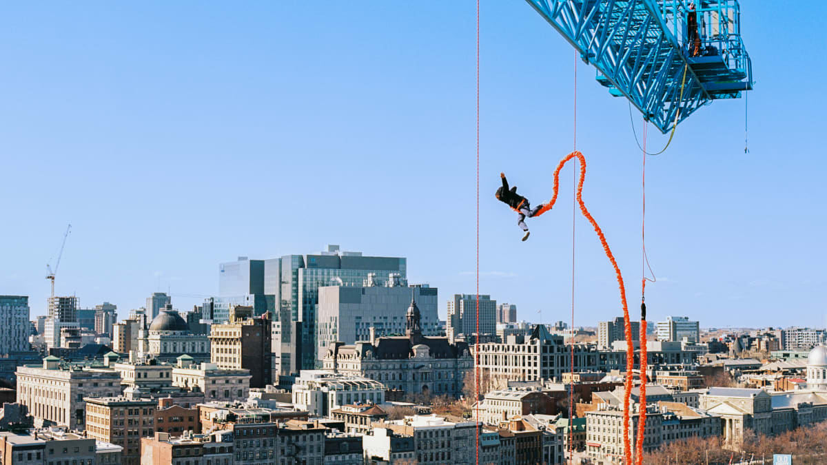 Saut en bungee à Montréal