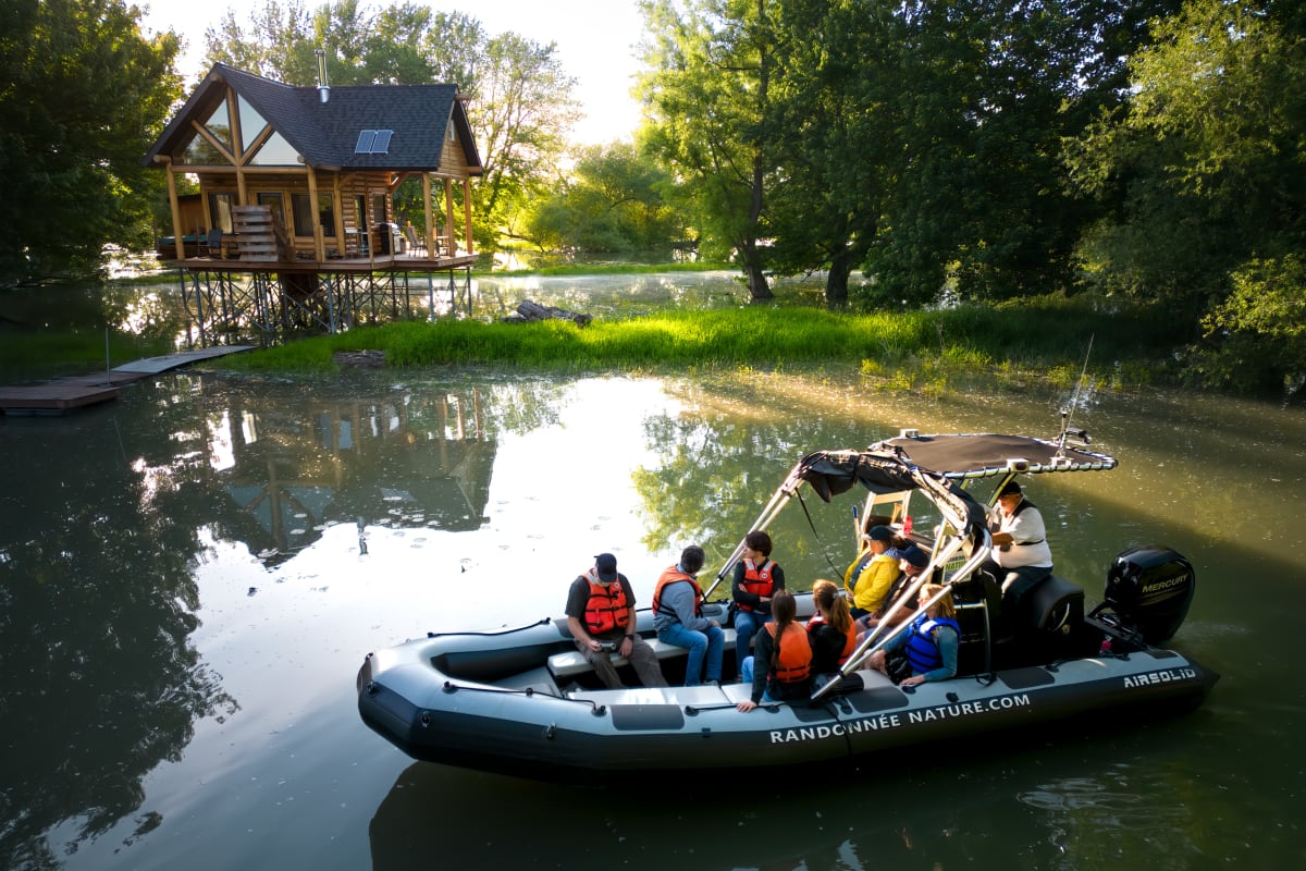 Bateau d'Excursion sur le lac St-Pierre.