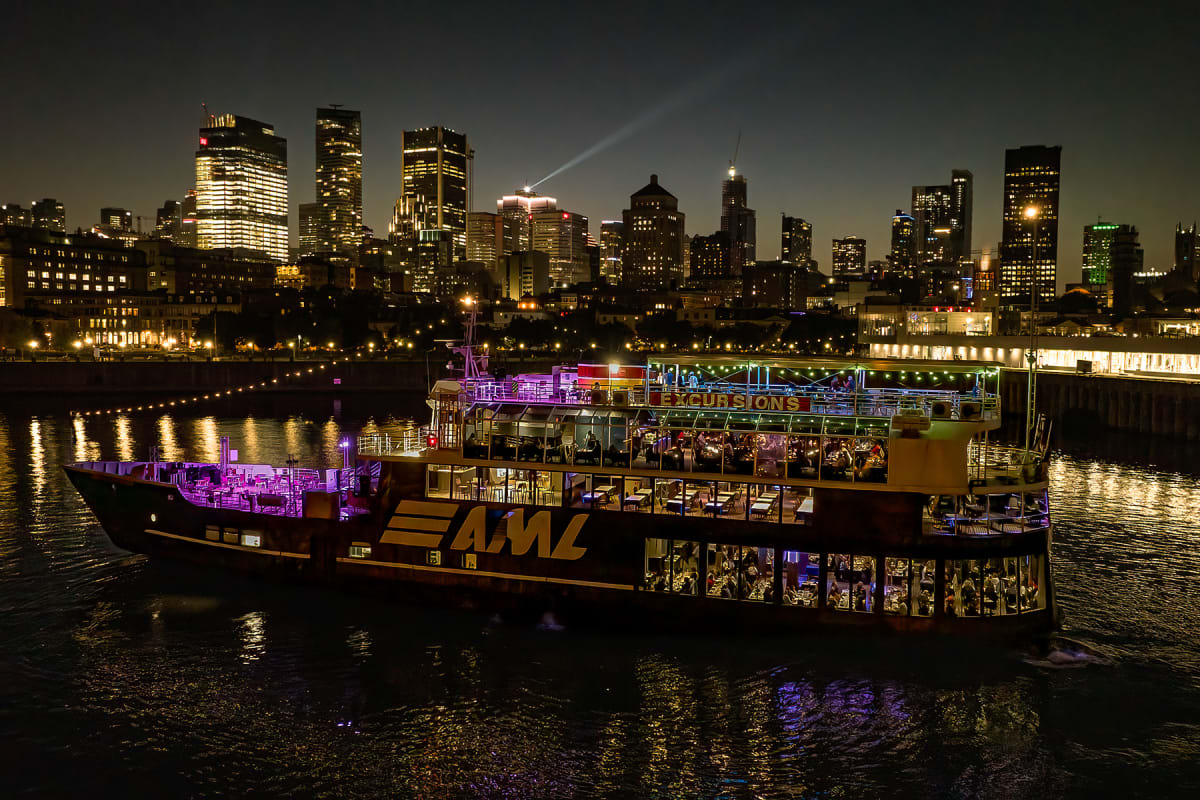 Souper-croisière à Montréal.