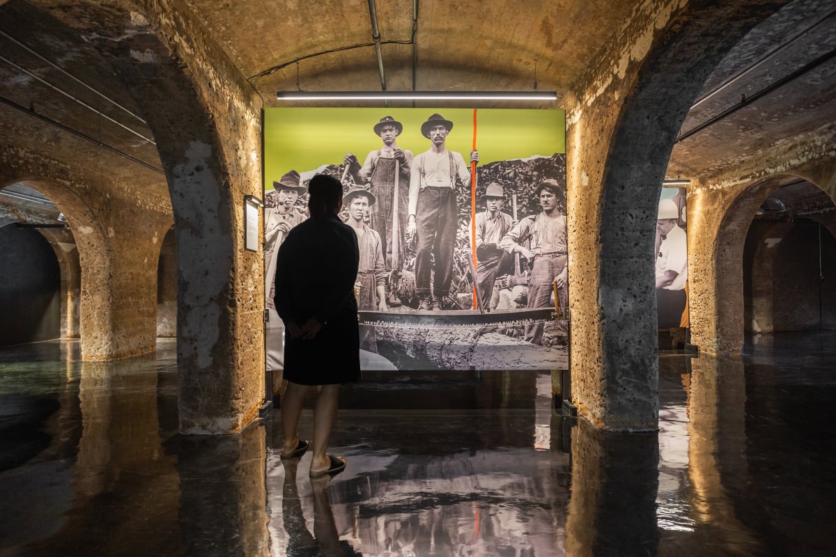 Visitor at the exhibition at Boréalis.Discover the pulp and paper industry at Boréalis.