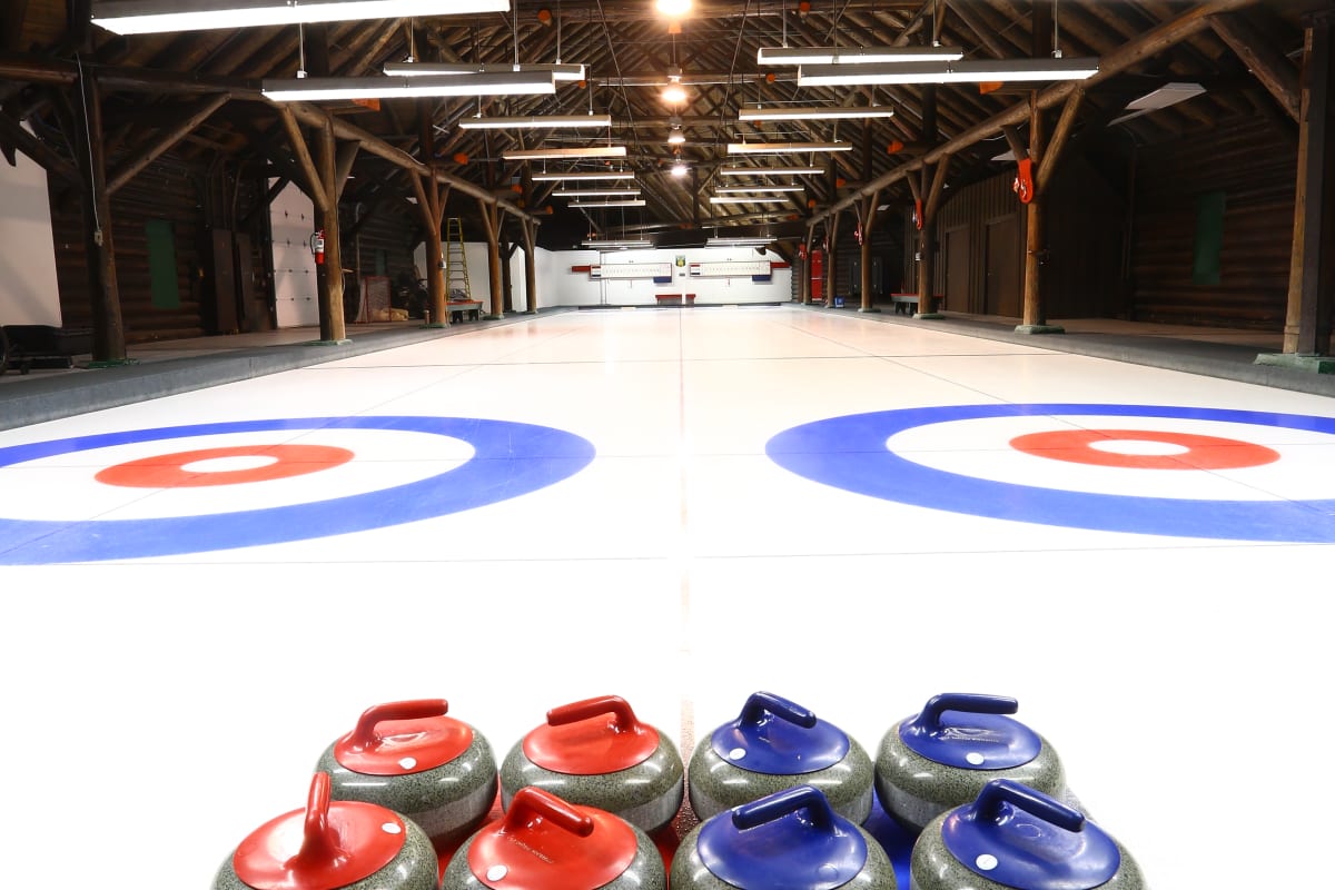 Pierres de curling.