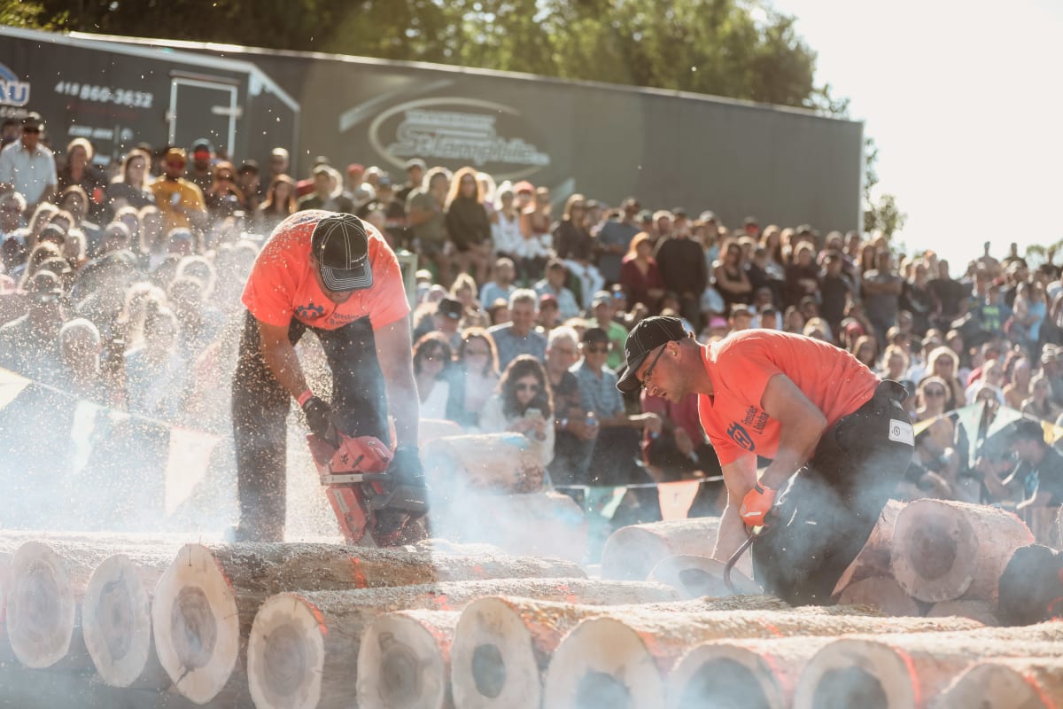 Festival du bûcheux de Saint-Pamphile.