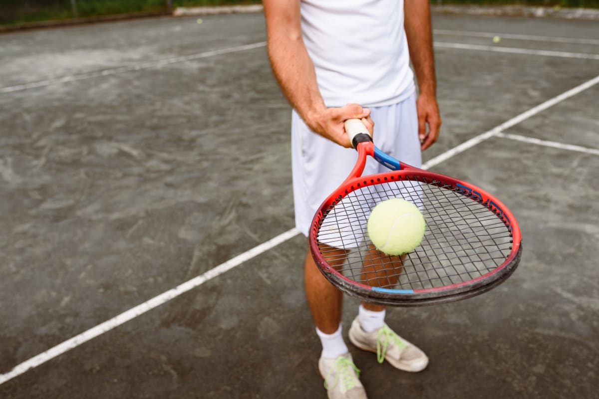 Joueur de tennis.