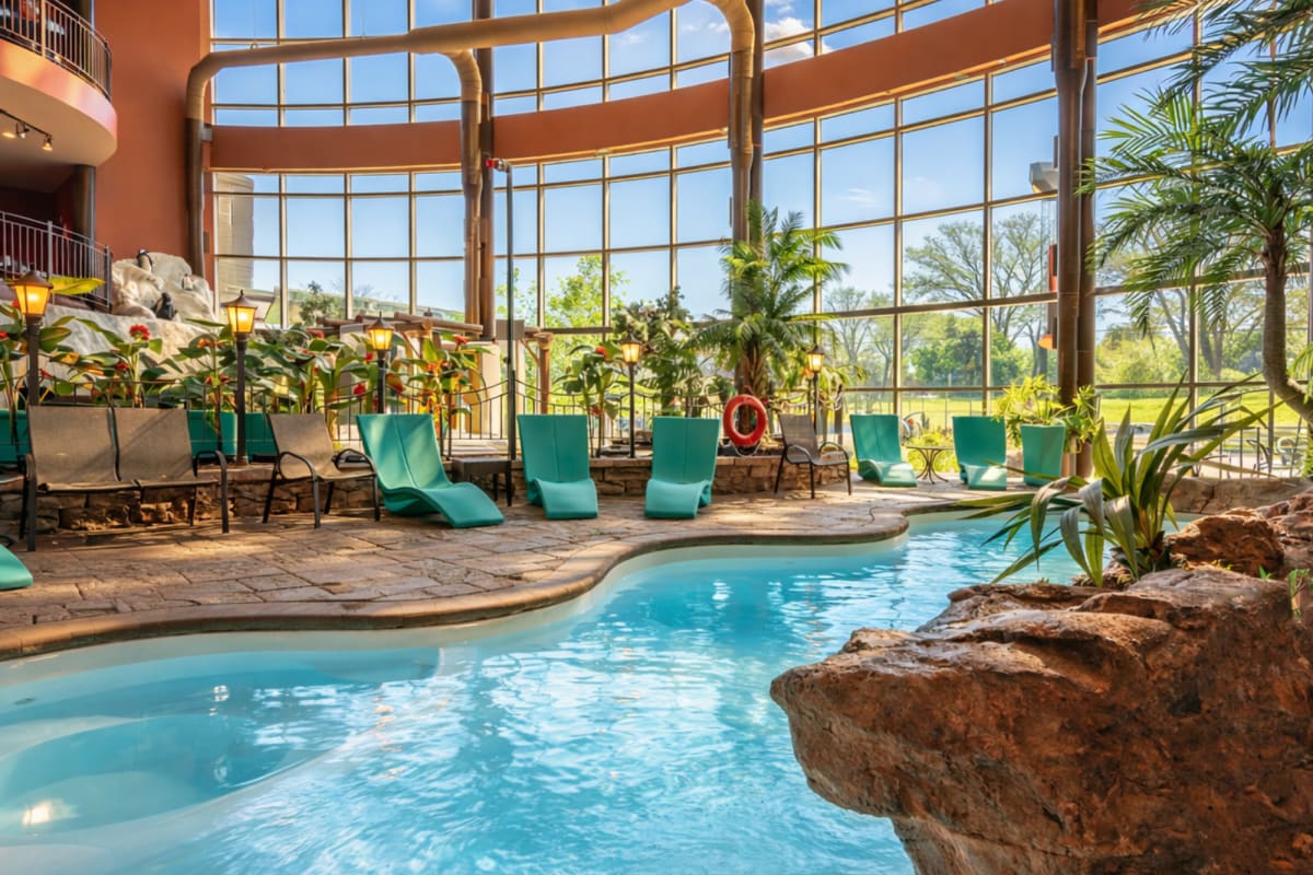 Piscine à l'Hôtel Universel.