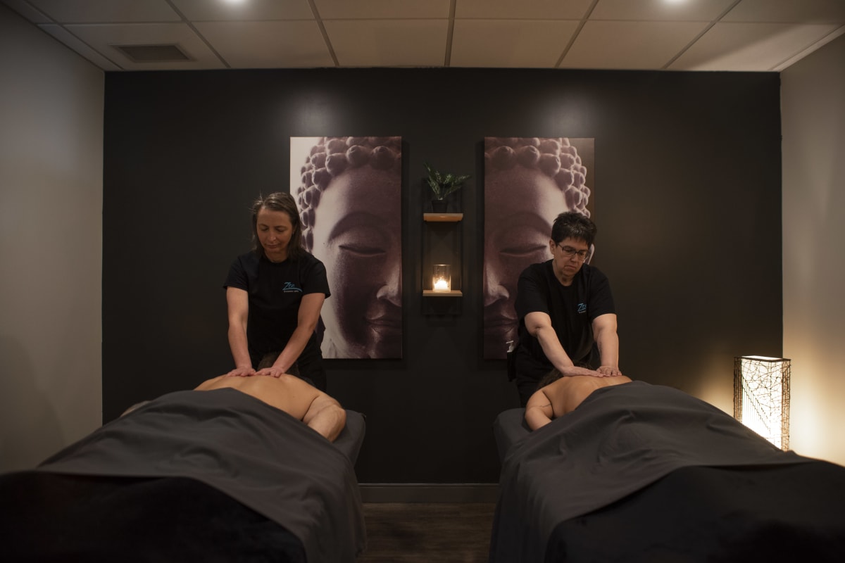 Massage en duo.