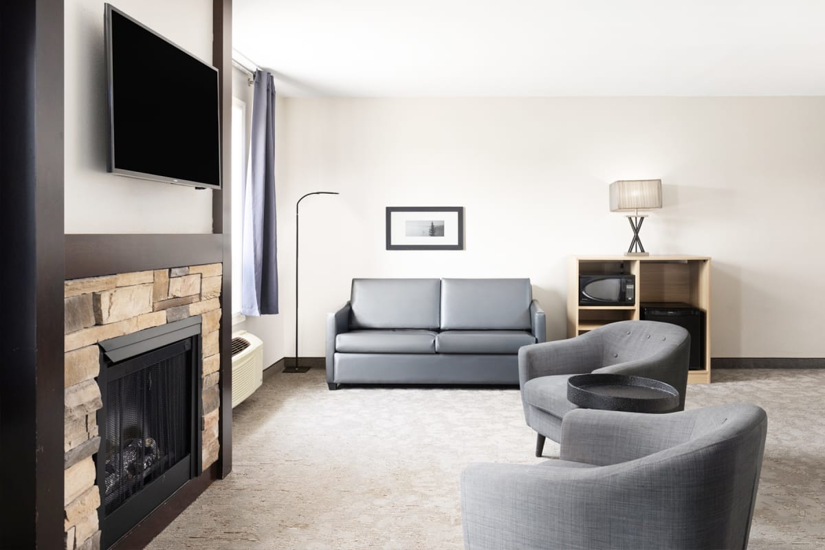 Chambre à l'Hôtel Super 8 St-Jérôme.