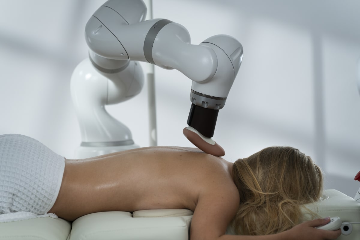 Massage robotique à l'Hôtel Universel Rivière-du-Loup.