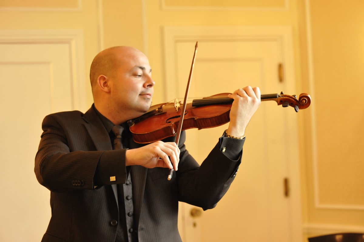 Violoniste Martin Verret.