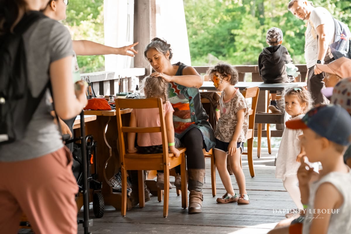 Activité familiale au Moulin à laine d'Ulverton