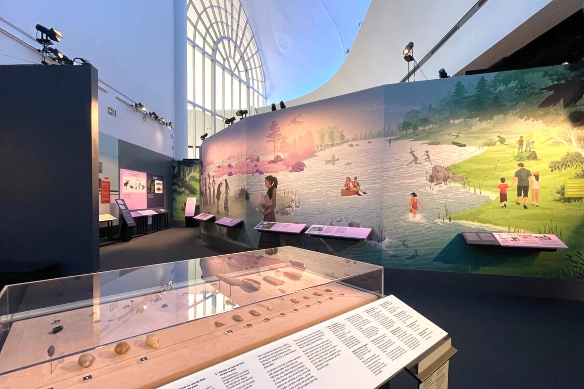 Exposition au Musée canadien de l'histoire.