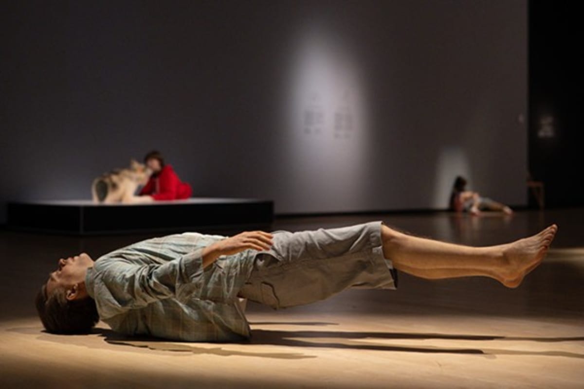 Pièce de l'exposition Hyperréalisme au MNBAQ. 