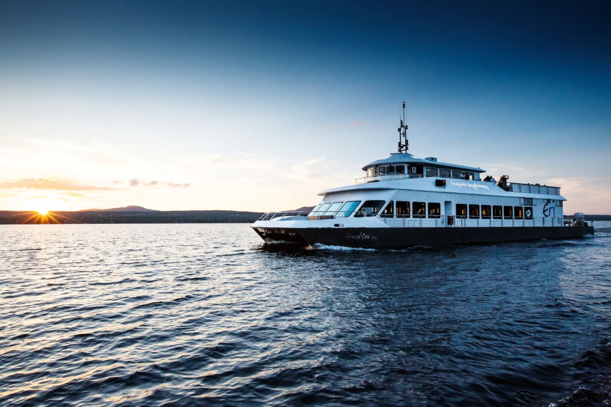 Sunset cruise.