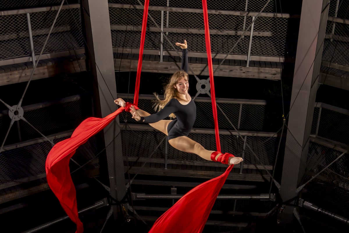 Spectacle de cirque aérien - Sentier des cimes