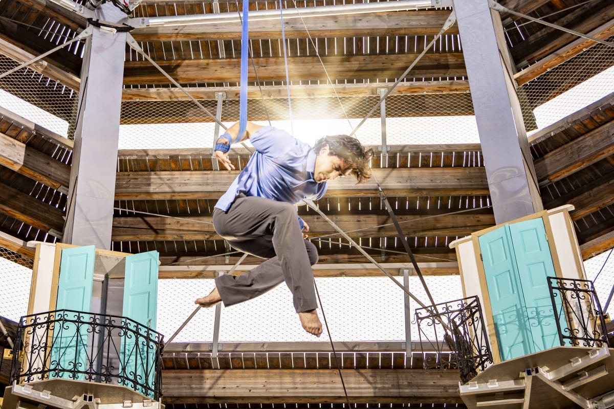 Spectacle de cirque aérien - Sentier des cimes