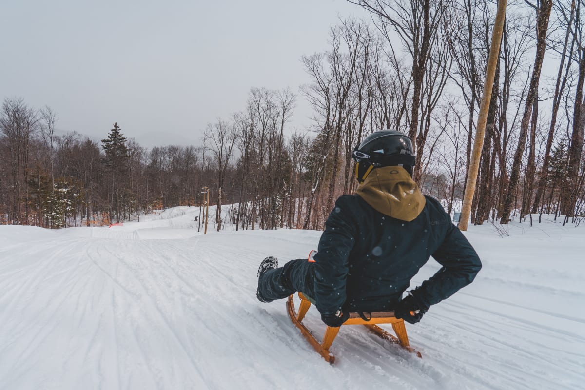 Luge alpine.