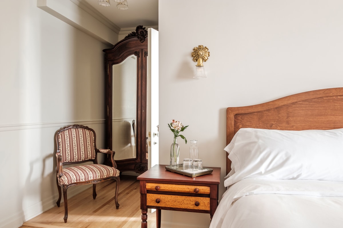 Chambre au StoneHaven Le Manoir.