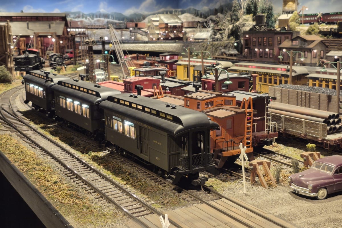 Trains miniatures au Musée Rodrigue.