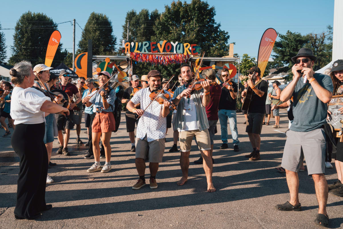 Festival de musique trad en Petite Nation.