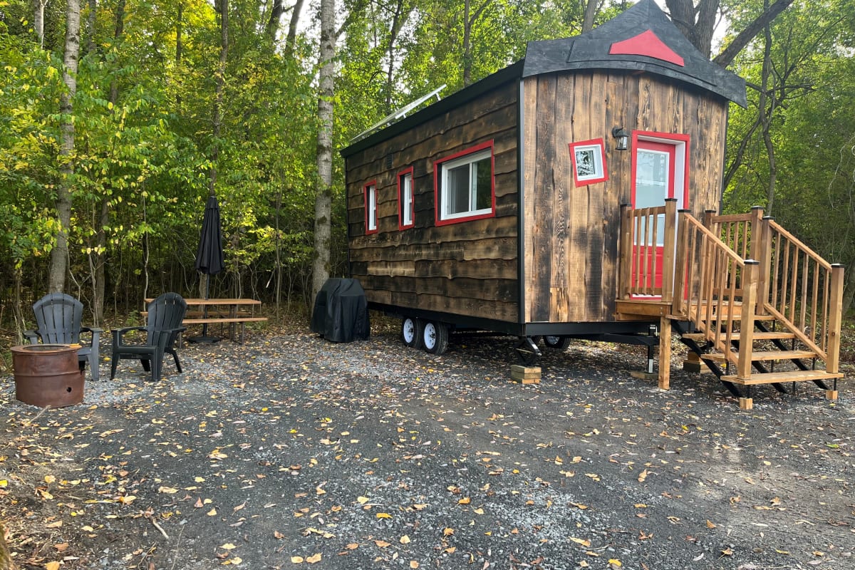 Écohabitat au Parc de la Gorge de Coaticook.