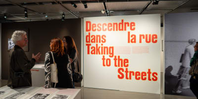 Exposition dans un musée