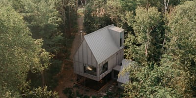 Chalet BESIDE en été.
