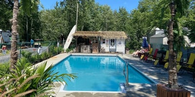 Camping Domaine du Lac - Petite piscine extérieure