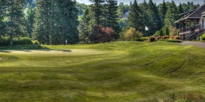 Vue du terrain du Club de golf de Val-Morin.