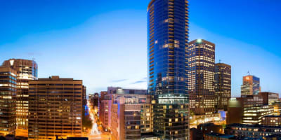 Vue extérieure de l'Hôtel Courtyard by Marriott Montréal Centre-ville