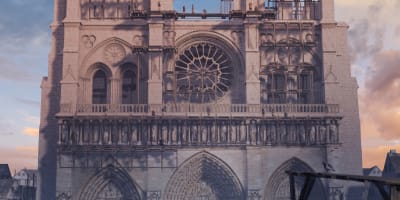 Éternelle Notre-Dame - Extérieure d'une cathédrale.