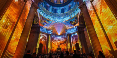 Spectacle aura à l'église Saint-Roch.