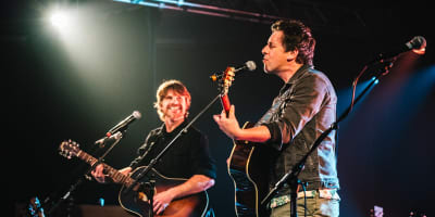 Vallières et Michaud au Festival des Guitares du Monde en Abitibi-Témiscamingue.