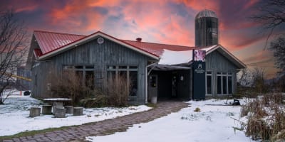 Fromagerie Missiska en hiver.