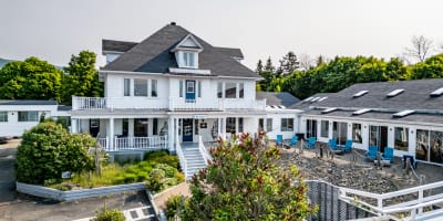 L'hôtel Aquamer en Gaspésie.