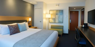 Chambre de l'hôtel Forestel