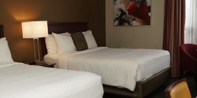 Room with two beds