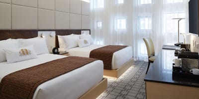 Le Mount Stephen - Chambre avec deux lits