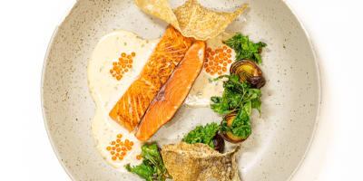 Plat du restaurant Le Riverain.