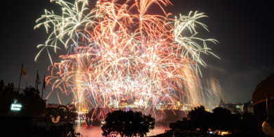 Feux d'artifices à Les Grands Feux du Casino Lac-Leamy.