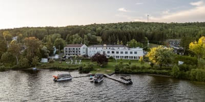 Vue aérienne du Manoir