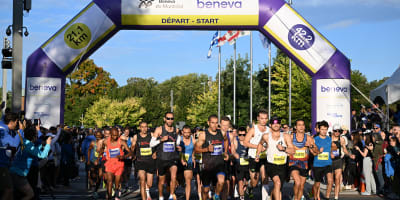Marathon Beneva de Montréal - Départ d'un marathon