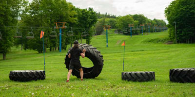 Parcours à Obstacles au Mont Rigaud.