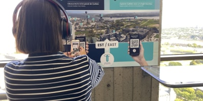 The Observatoire de la Capitale's audio guide