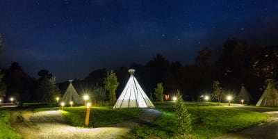 Hébergement au parc omega.