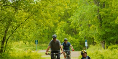 Bike path in Brome-Missisquoi