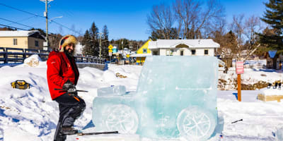 Saint-Côme en glace.