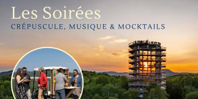 Les Soirées crépuscule, musique et mocktails au Sentier des Cimes dans les Laurentides.
