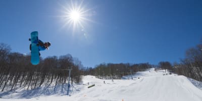 Snoprk au Sommet Saint-Sauveur, versant Avila.