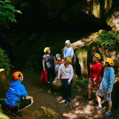 Visite guidée d'une caverne